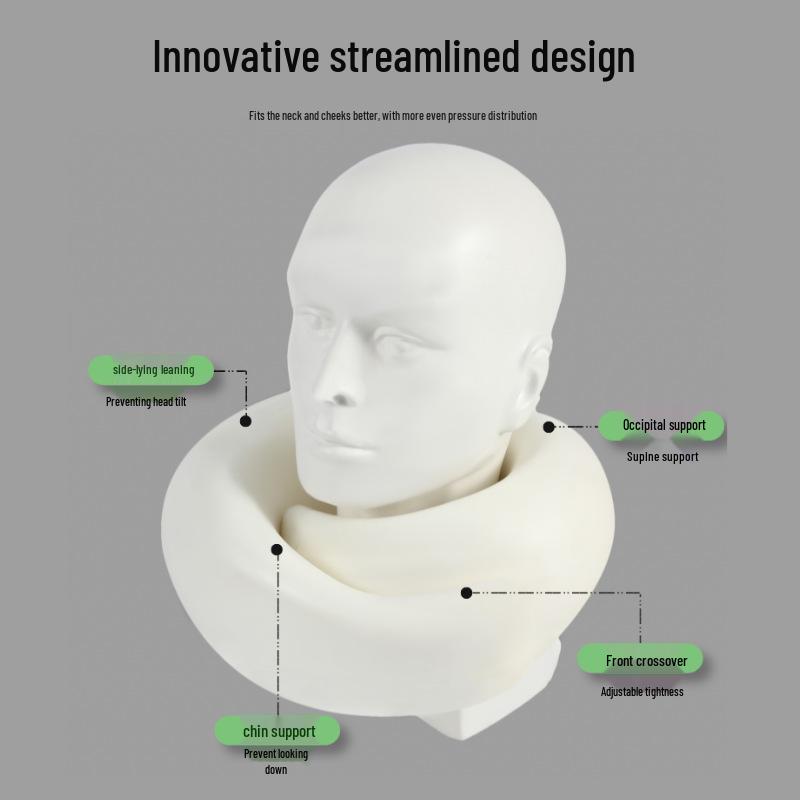 Memory Foam U-Shaped Travel Pillow - Neck Support for Naps & Airplane Comfort