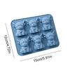 Silicone 3D Highland Cow Ice Cube Tray Easy To Demold Highland Cattle Casting Moulds for Handmade Wax Soap Craft Home Decor