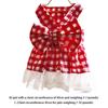 Soft Pet Summer Clothes Fashion Pet Dresses Pet Supplies Cat Plaid Skirt  Small Animal