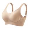 New Soft Support Pull Large Size Jelly Glue Fat Mm Fixed Cup Large Size Bra Cover Wide Shoulder Strap