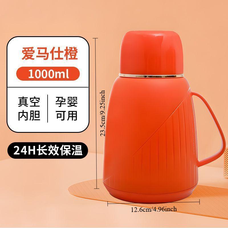 2025 Insulated Water Bottle, Large Capacity Portable Hot Water Bottle, Warm Pot Tea Bottle Insulated Pot thermos 1000ml
