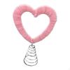 Heart Shaped Valentine Love Wreath Decor,Creative Treetop Decoration for Holidays Anniversary