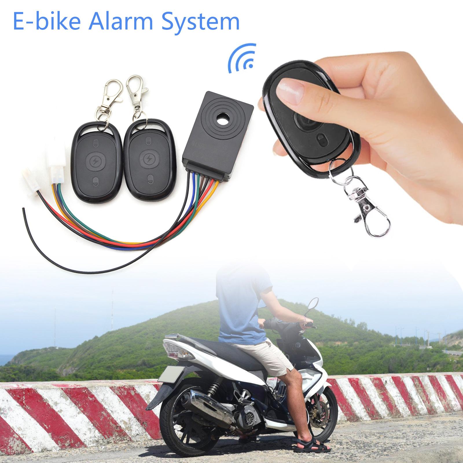

Upgrades Electric Bike Anti Theft Alarm System with Smartphone Monitoring & High Decibel Alert for Enhances Security