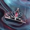 Gifts Children Crystal Crowns Rhinestone Hairpin Children Girls Hair Comb Princess Aisha Tiaras