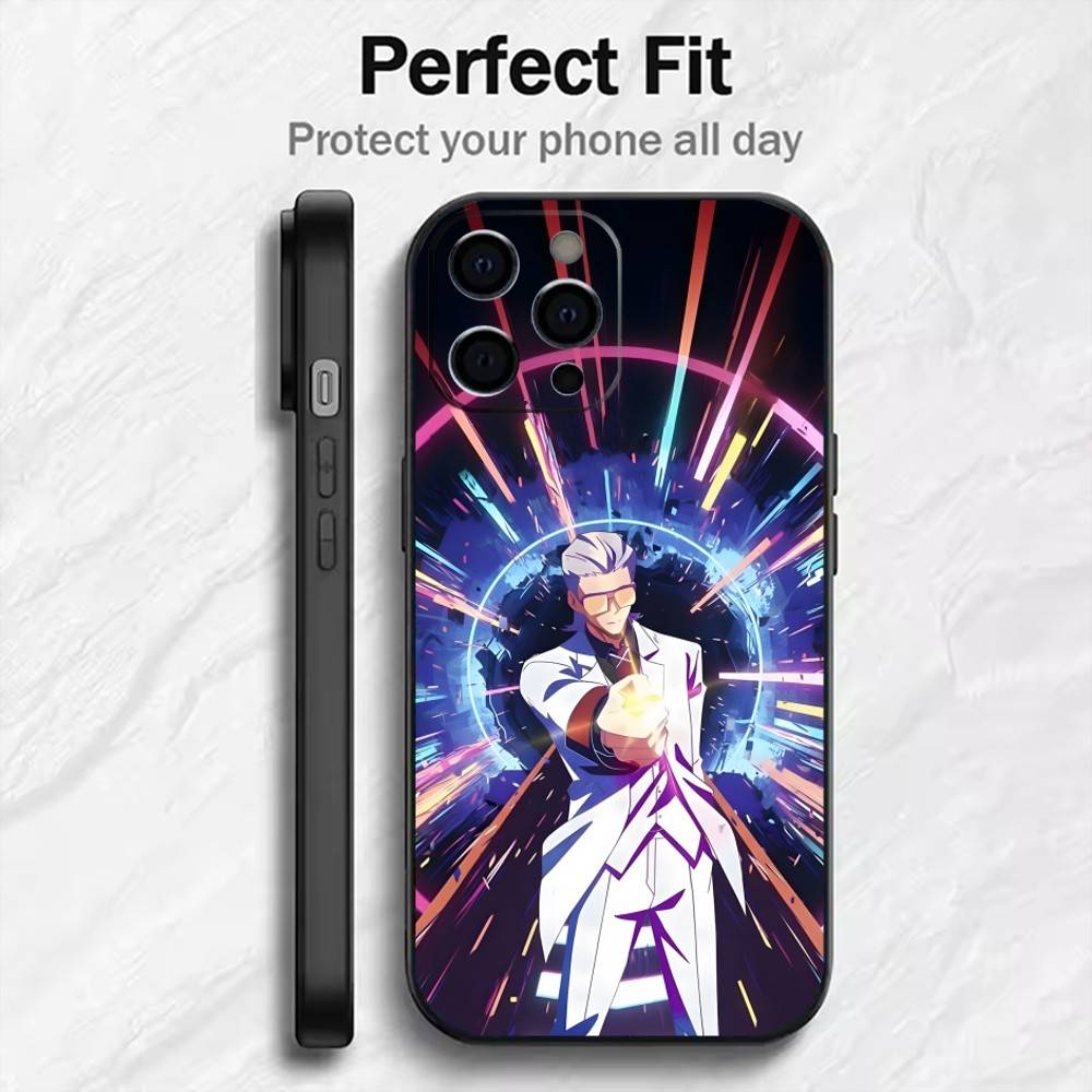 

N-Nice To-be H-Hero X Phone Case For iPhone17,16,15,14,13,12 Plus,Max Soft Silicone Black Cover iPhone16e