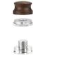 Coffee powder distributor walnut three-leaf four-leaf tamper coffee matching utensils