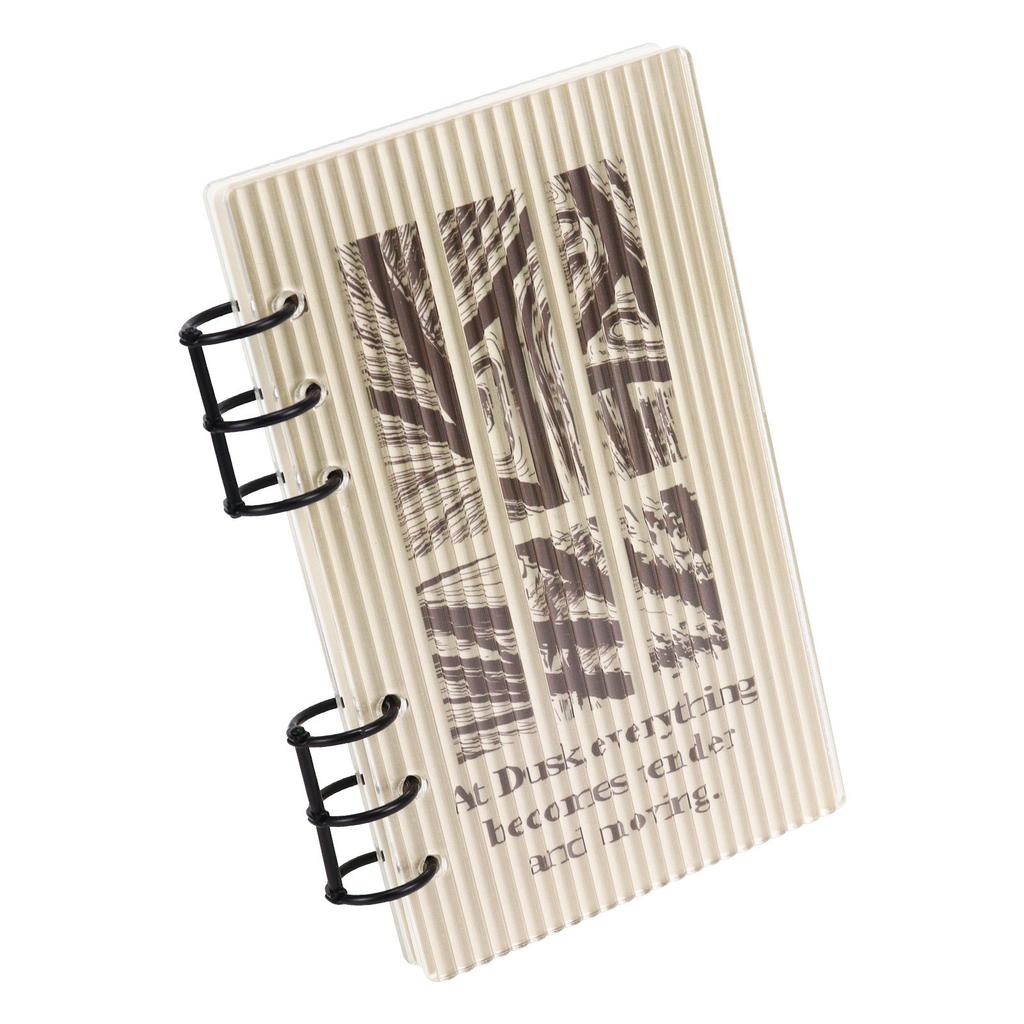 A5 A6 Frosting Thick line Acrylic Loose Leaf Binder Cover DIY Account Book Journal Planner Office Stationery Supplies