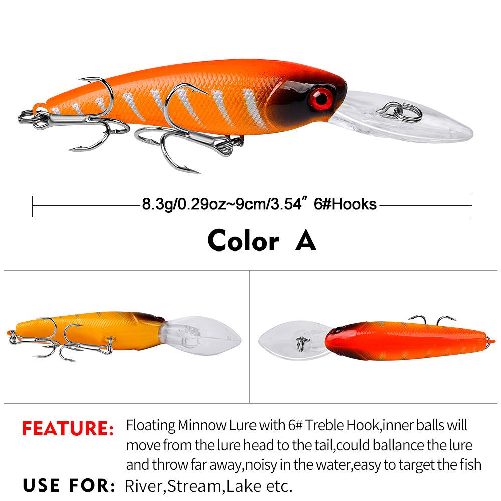Outdoor Fishing Mino Bait 8.3g/9cm Lure