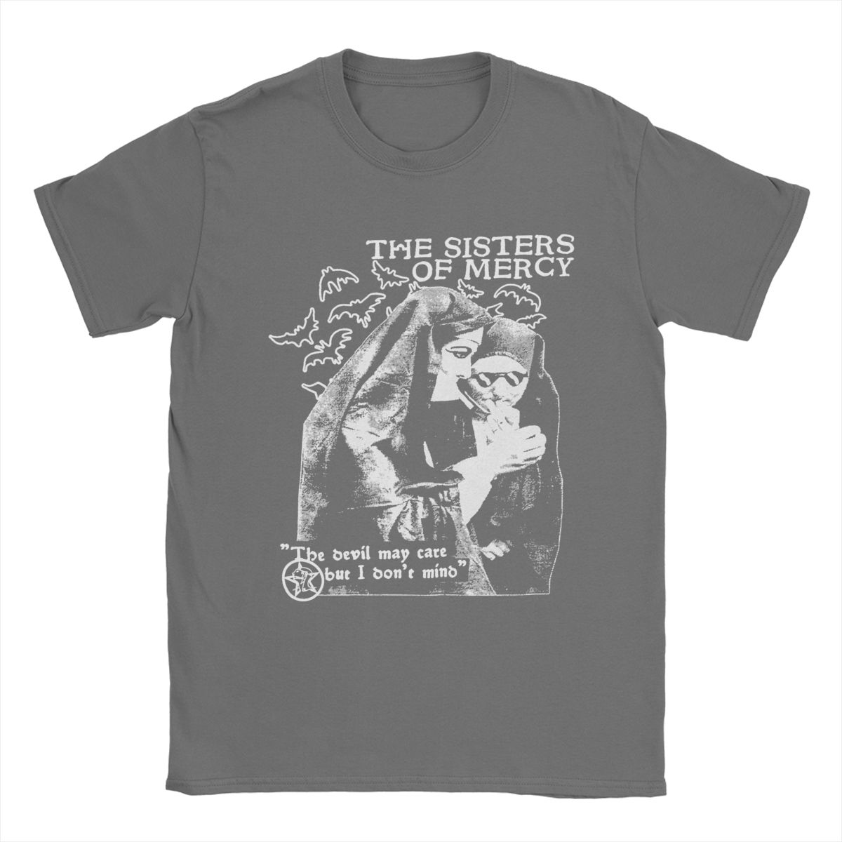 

Men s The Sisters Of Mercy Night T Shirt Pure Cotton Clothes Novelty Short Sleeve O Neck Tee Shirt Plus Size T-Shirt M