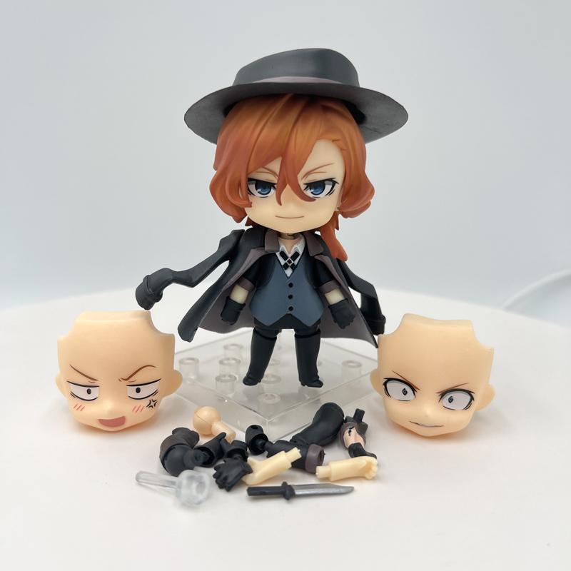 4 stiler 1748 Bungo Stray Dogs Osamu Dazai Dark Era Anime Figur 1191 Ryunosuke Akutagawa Action Figur Voksen samlebar modell Doll Toy