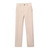 Girls' Color Loose Fit Casual Pants with Elastic Waistband for Everyday Wear