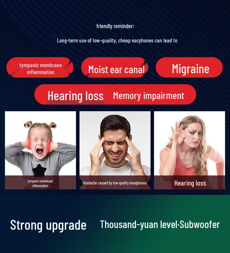 High-End Wired Professional Karaoke Headphones, Nylon Type-C, Universal for OPPO, Xiaomi, Vivo