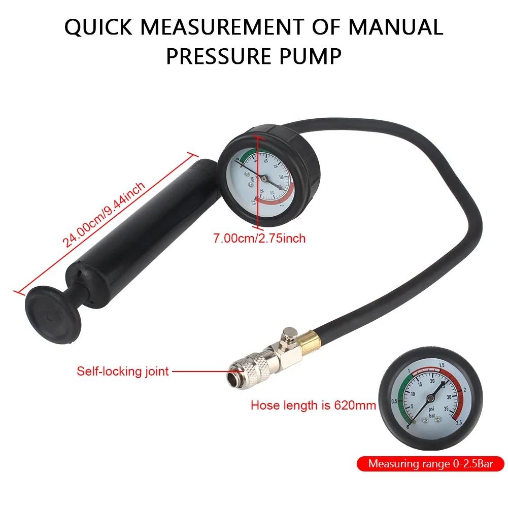 14Pcs Radiator Pressure Tester - Vacuum Type Cooling System Test, Car Water Tank Pressure Gauge, Water Tank Leak Detection Tool