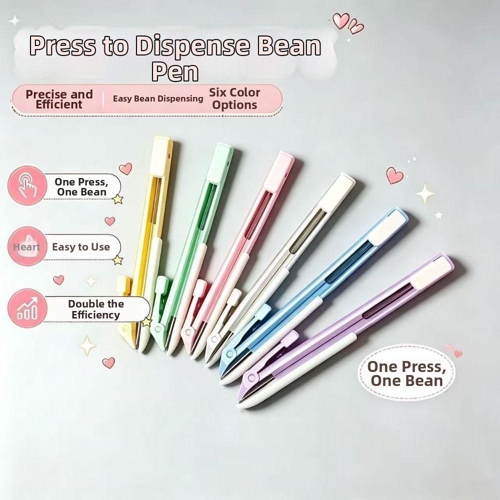 2in1 Storable Bead Pen Efficient Automatic Bead Dispenser Press-Type Fuse Bead Pen  Beading Project