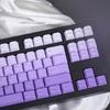 125-Key Gradient Purple Keycaps with PBT Dye Sub Cherry Profile for 616487104108 Cherry MX Switch Mechanical Keyboards (Purple)
