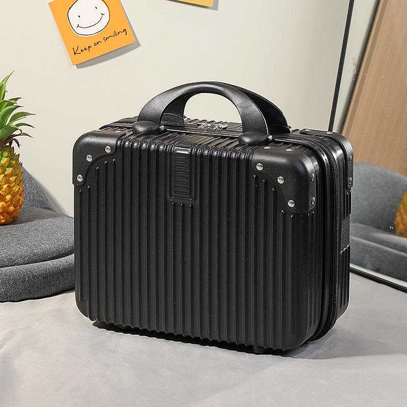 14-Inch Handheld Mini Travel Makeup Case with Password Lock