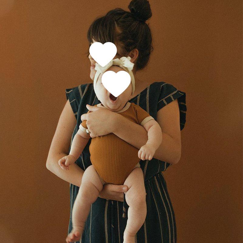 Retro-Style Infant Girl Triangle Romper - Lightweight and Trendy Color Block Design for Spring/Summer