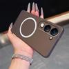 Magnetic Semi‑Transparent Matte Phone Case for Vivo Y29t 5G,Y29s 5G,Y04,Y04s Soft TPU Shockproof Cover