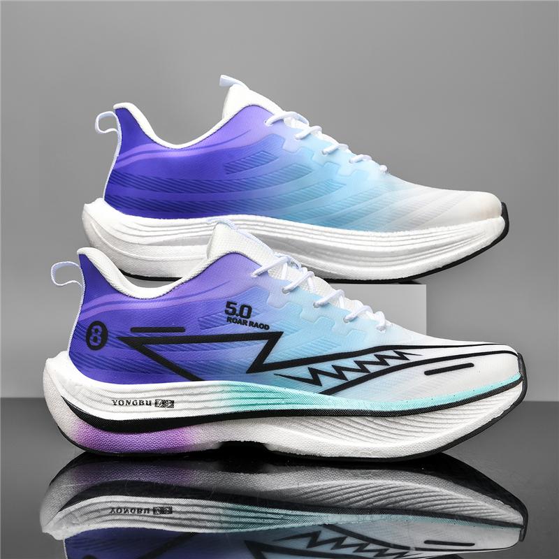 Men's Shoes Breathable All-match Mesh Shoes Sports Carbon plateShoes Men's All-match Wear-resistant Running Shoes for Men