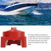 Battery Disconnect Switch 350A 48V 2 Gear Stud Red Strong Safety Marine Battery Selector Switch for RV Marine Automotive Battery 9004E