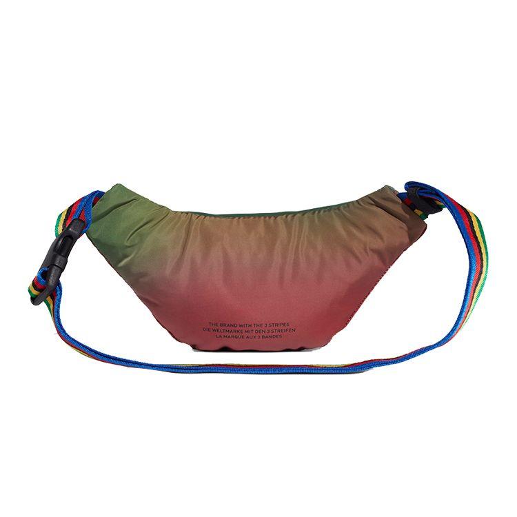 adidas Originals Color Gradient Personality Trend Sports Leisure Woven Strap Polyester Shoulder Bag Chest Bag Waist Bag Unisex Bags Multicolor GF7128