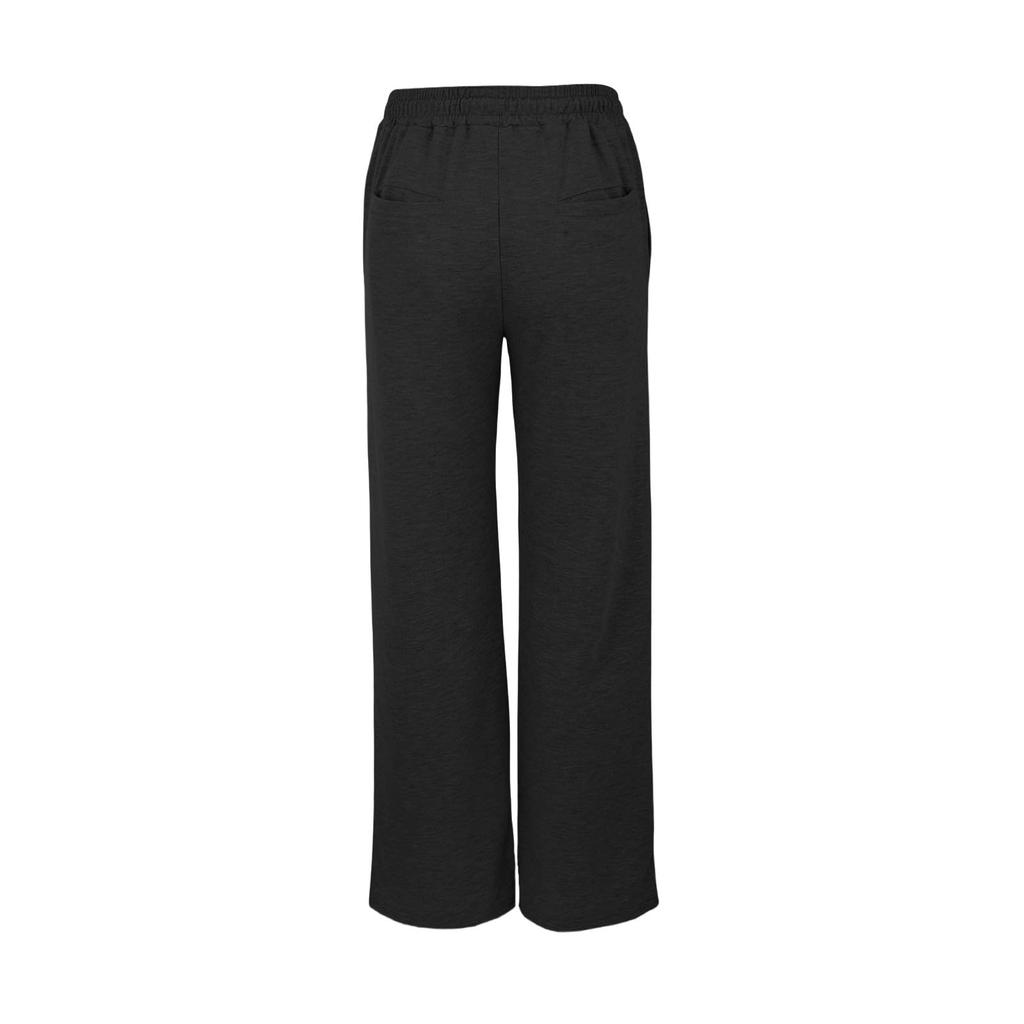 Women's Fashion Loose Solid Color With Pockets Elastic Waist Sports Casual Pants