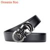Cinturón de Cuero con Hebilla Automática para Hombre