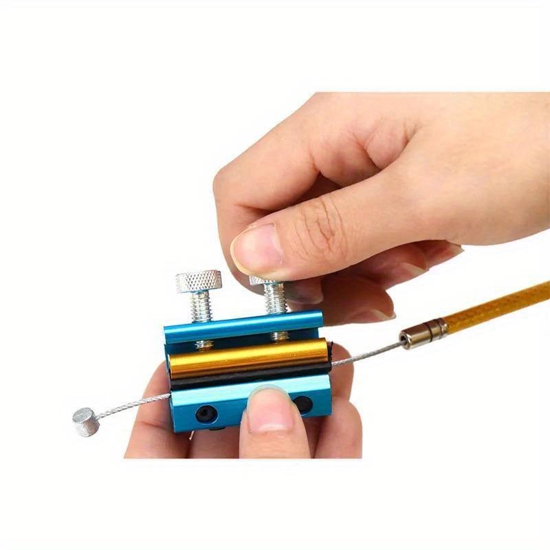 Aluminum Double-Headed Motorcycle Cable Oiler - Precision Fuel Line Lubricator for Street & Sport Bikes