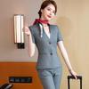 Women's Short-Sleeve Professional Suit Set