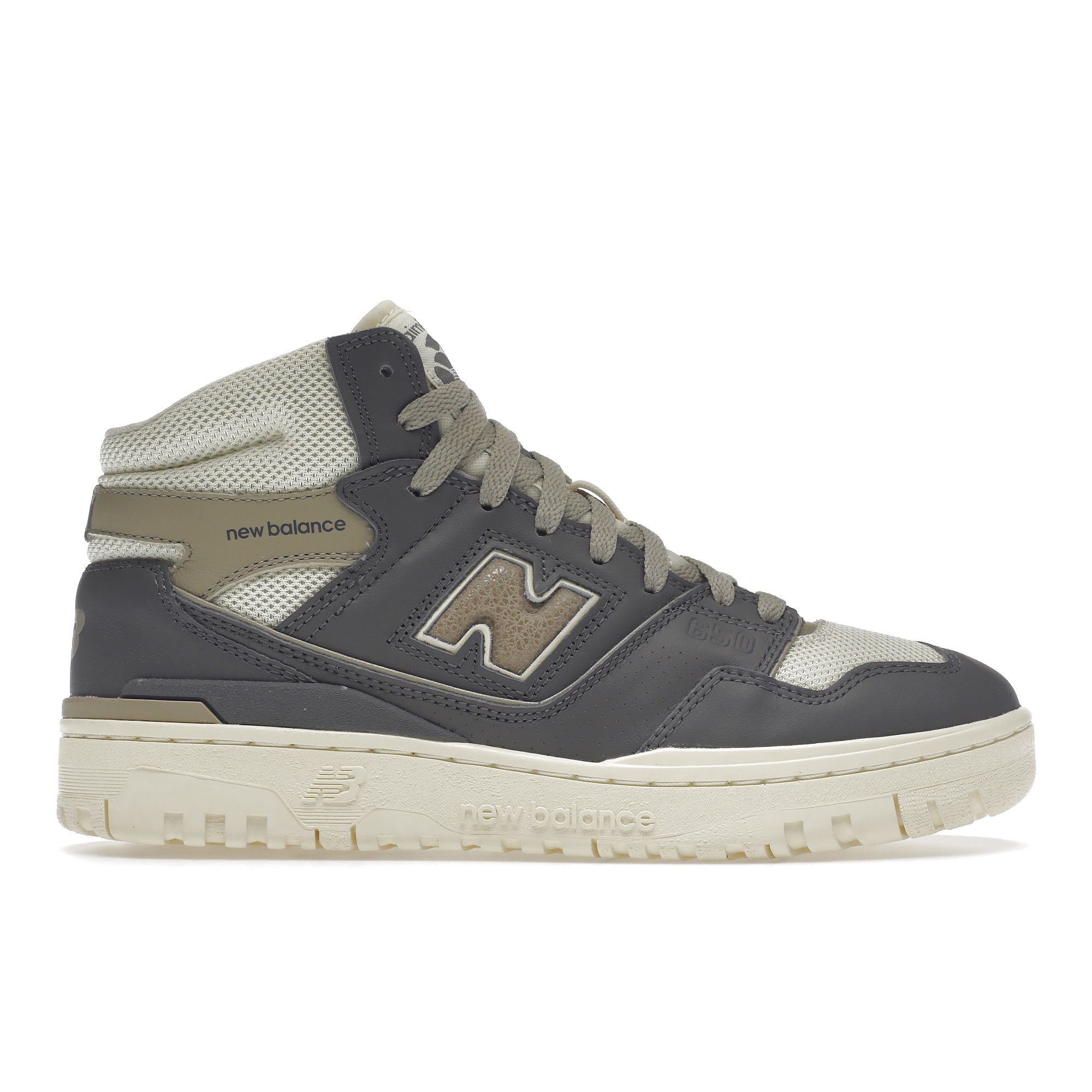 

Серые кроссовки унисекс New Balance Aimé Leon Dore x 650R BB650RO1 46.5