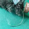 30Pcs Clear Acrylic Christmas Ornament Blank Transparent Acrylic Circle Disc DIY Crafts Christmas Round Acrylic Hangings