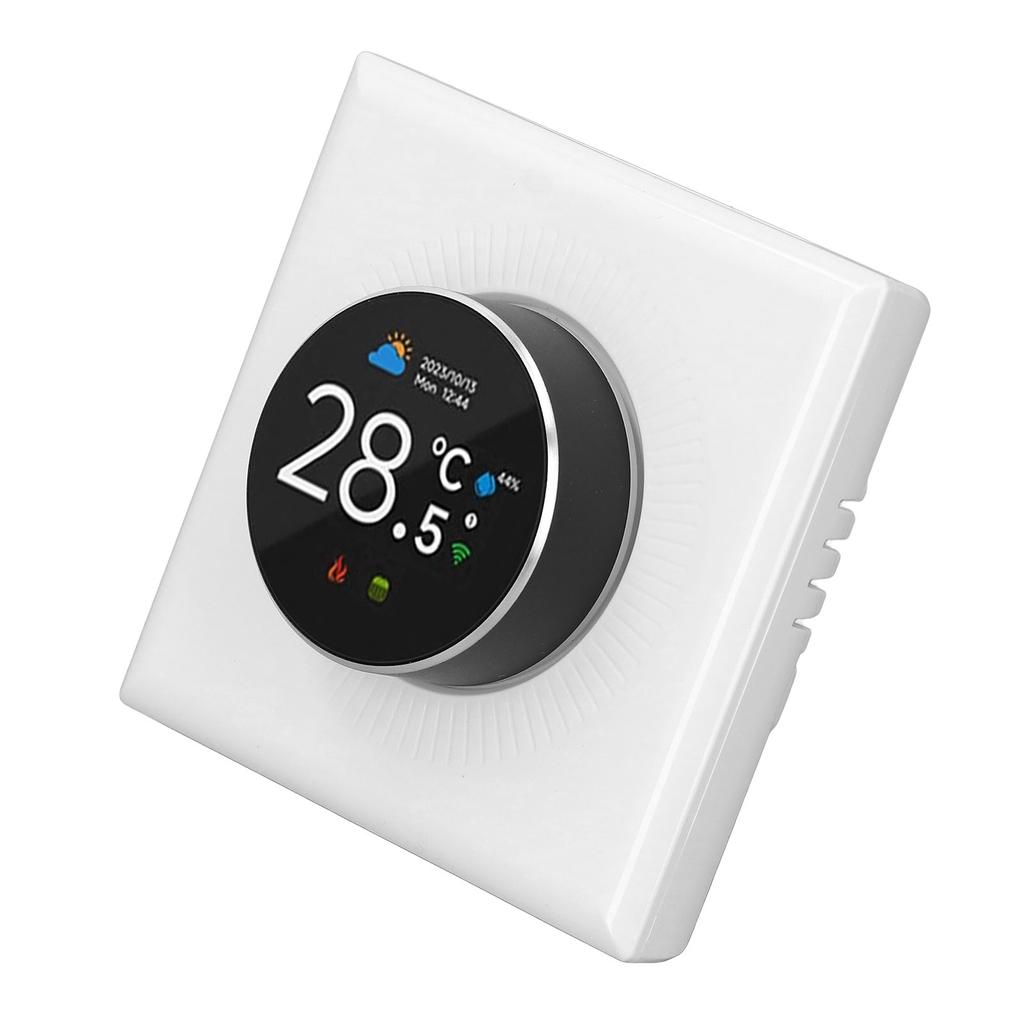 WLAN Smart Thermostat Wöchentlich programmierbarer Temperaturregler für elektrische Heizung 16A Drehknopf APP