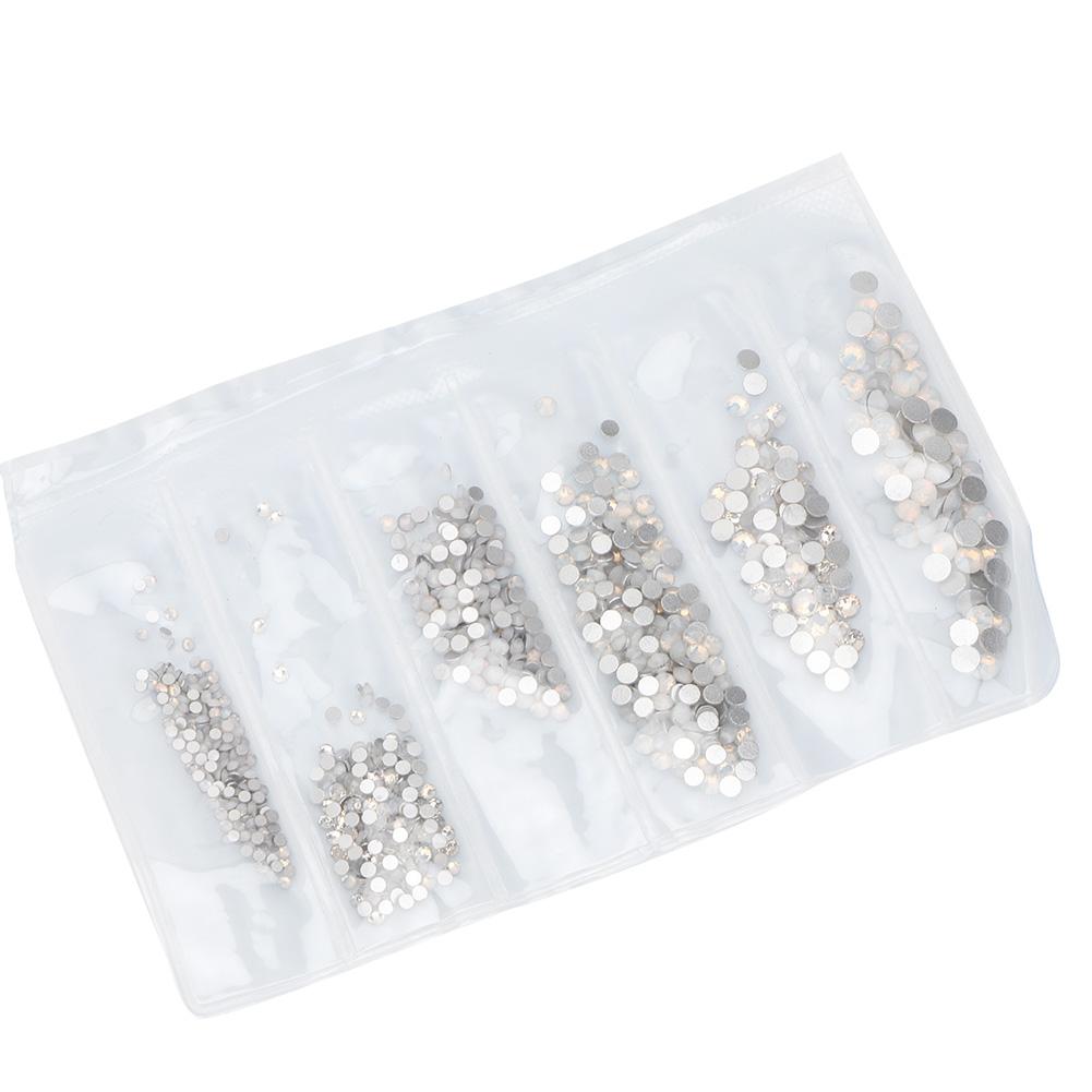   Colorful   Glass Nail Art Rhinestons Decoration Costumes Material Package(Silver)