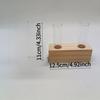 Creative Hydroponic Test Tube Glass Vase Wooden Flower Stand Home Decor Plant Container Desktop Flower Arrangement Stand Ornamen