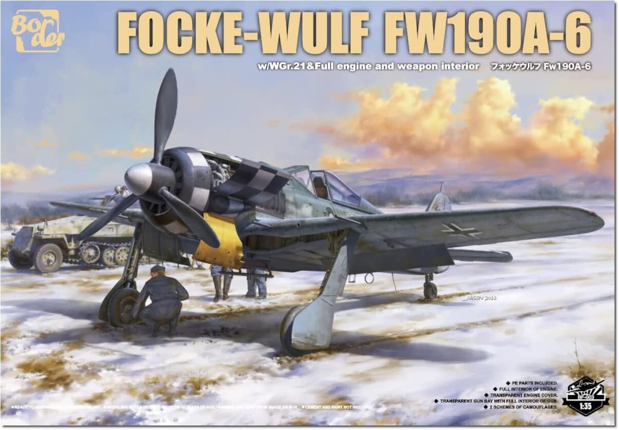 

Border Model 1/35 scale German Air Force Focke-Wulf FW190A-6 w/WGr.21 Plastic Model BF003