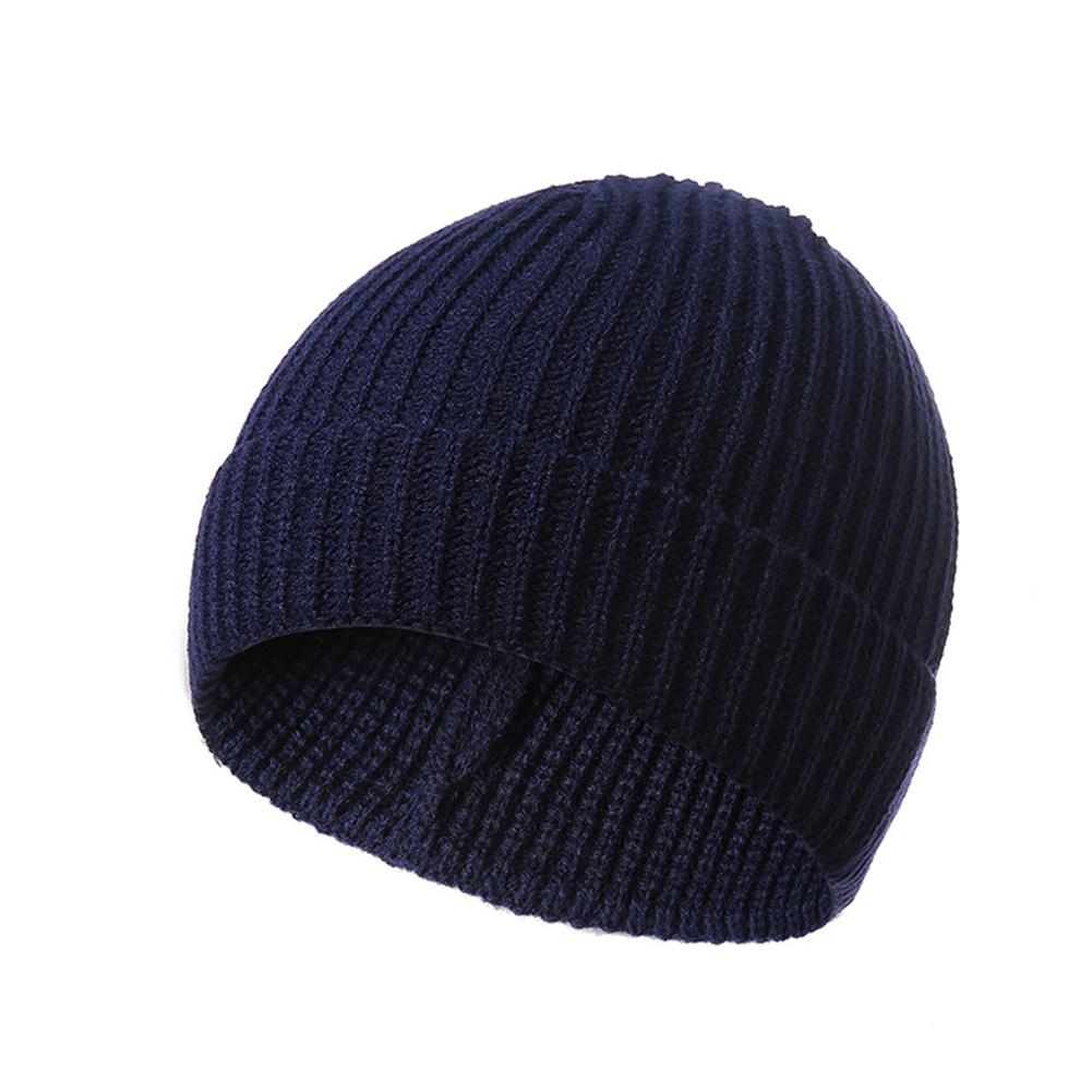 Outdoor Unisex Warm Cap Delicate Stripe Knitting Windproof Sports Knit Hats
