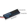 Lithium Ion Battery Tester 7-55V Acid Battery Charging Indicator Light Tester Circuit Tester LED Display Screen 46 * 15 * 3mm