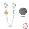 Vendi Charms a Catena con Animali, Piante, Viaggio, Design di Moda, Perline in Argento 925, 3mm, Fai da Te, Creazione di Gioielli Fini