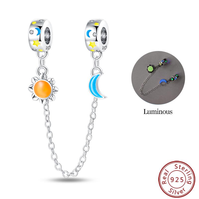Vendi Charms a Catena con Animali, Piante, Viaggio, Design di Moda, Perline in Argento 925, 3mm, Fai da Te, Creazione di Gioielli Fini