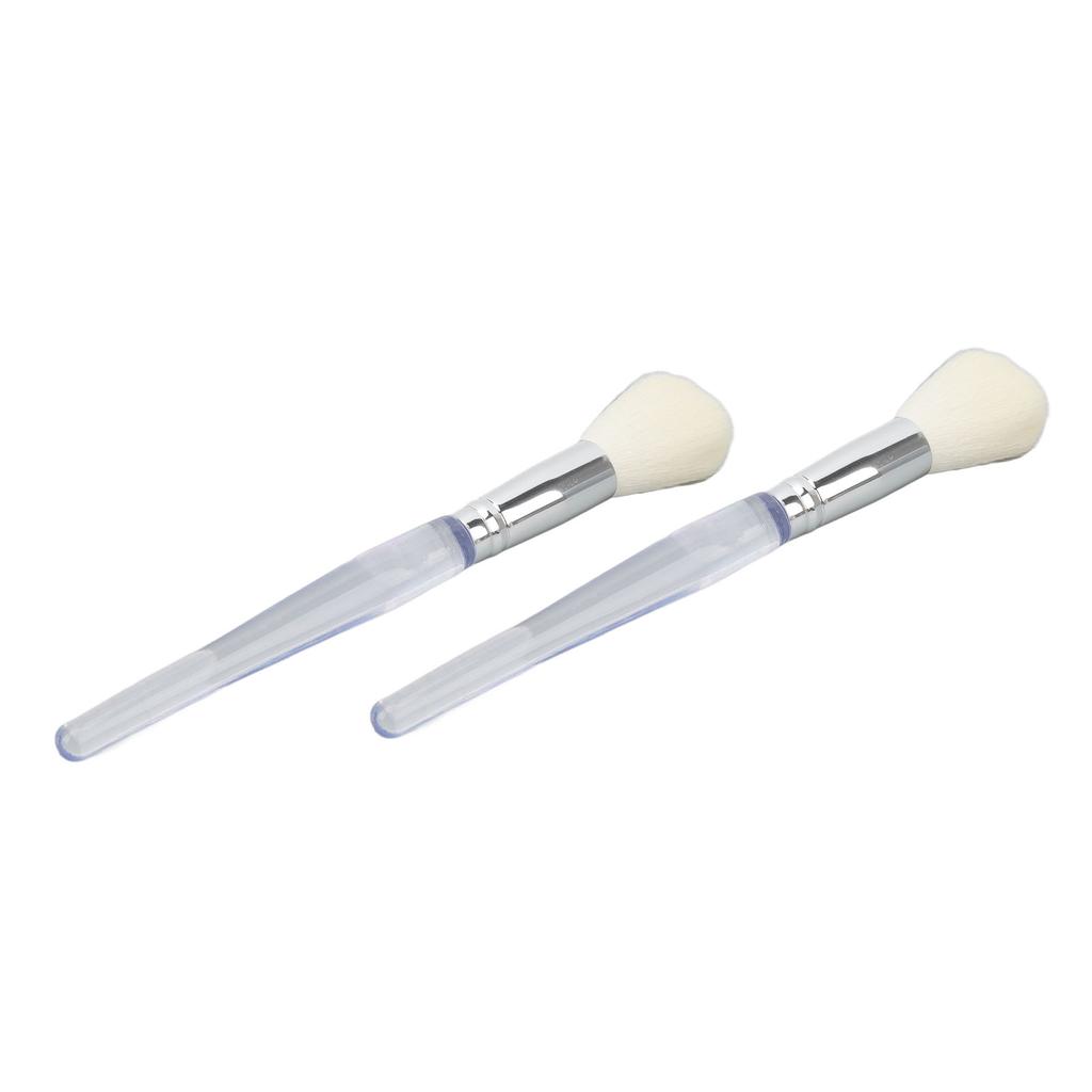 2er-Pack Gesichtsmasken-Pinsel-Applikator Klarer Griff Kosmetik-Schönheitswerkzeuge Ton-Schlammmasken-Applikator-Pinsel Weiche Borstenhaare