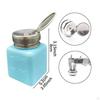 Liquid Dispenser with Pump for Nail Polish Remover, Refillable Container In Blue