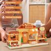 Oichy Block Niedlicher Kaufladen Spielzeug Baustein Set Shiba Inu Süßigkeiten Bäckerei Café Kreativer Laden Zusammenbau Kinder Erwachsene Feier Geschenk Geburtstag Weihnachtsgeschenk
