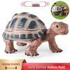 Cognitive Children's Galapagos Tortoise Model: Desktop Wild Amphibian Toy Ornament