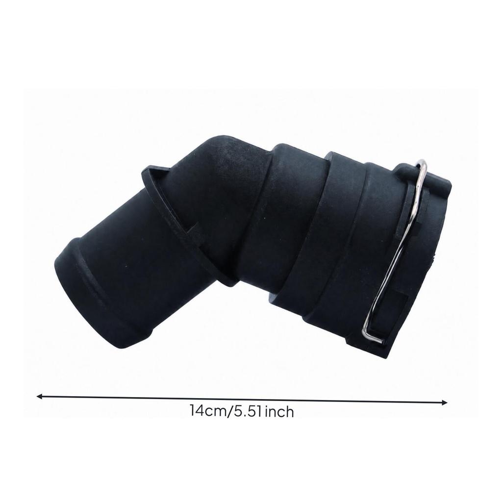 Elbow Hose Connector with Retaining Clip Easy To Install Fitting Standard