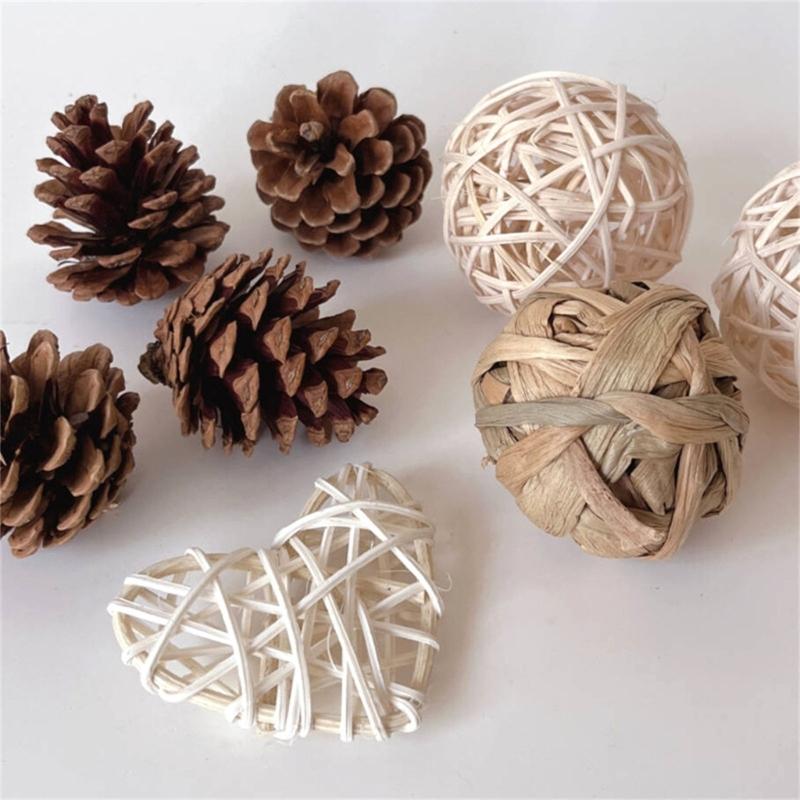 Innocuity Animal Chew Toy Suit Small Animal Playing Toy Pet Teeth Grinding Toy for Hamsters and Birds