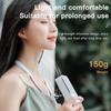 Portable Mini Fan 5V USB Rechargeable Fans Outdoor Standing Silent Neck Fan Hand Desk Small Air Cooler Fan Neckband Fan Cooling