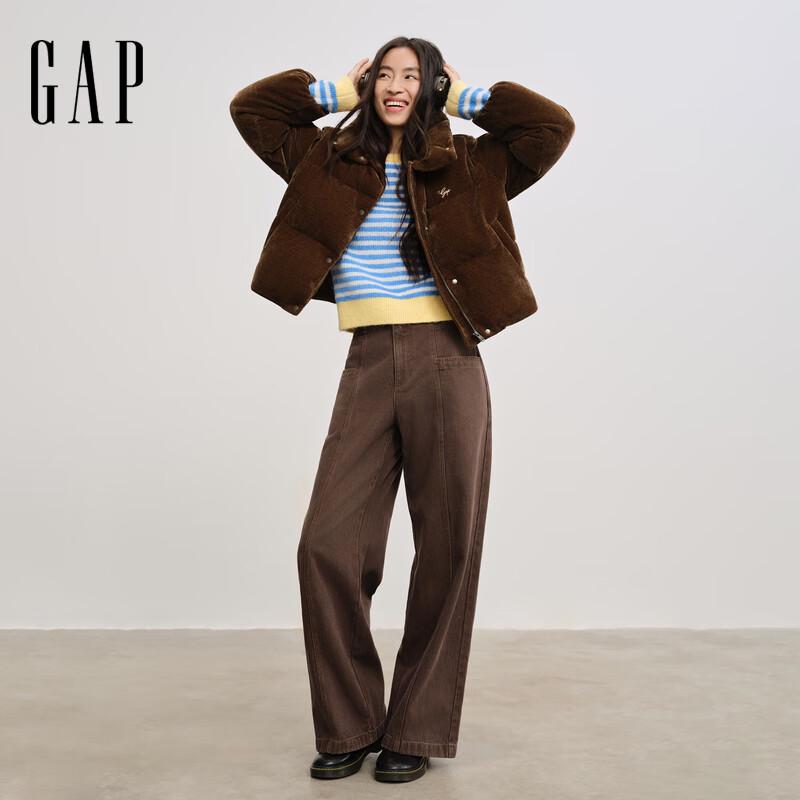 

Gap Women s 2025 Fall Stitching Mid-Rise Wide-Leg Jeans 793153 S (160/66A) Asian Size