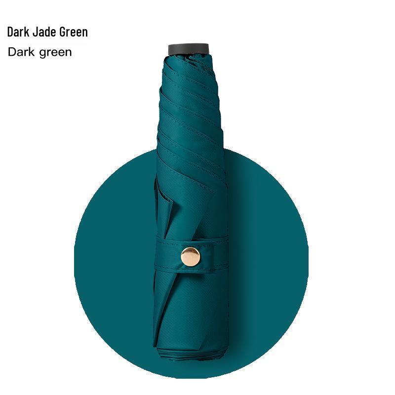 Wind-Resistant Auto-Fold Umbrella with UV Protection and Black Coating