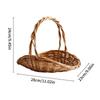 Harvest Baskets Decorative Portable Large Capacity With Handle Garden Vegetable Basket For Beach Picnic Orchard Farmers Market