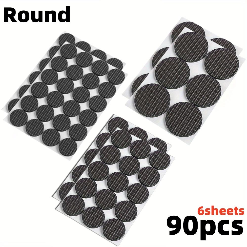 12/180pcs Seat Furniture Silent Pads Table Chair Foot Protection Multi-functional Sticky Mat Set Anti-Slip Home Floor Protector